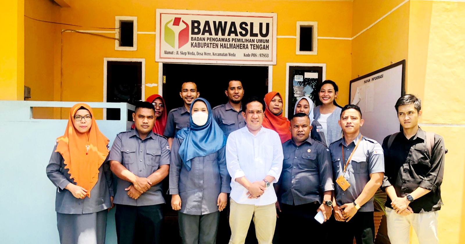 Ketua Bawaslu Malut, Pantau Pengawasan Vermin Parpol Di Halteng