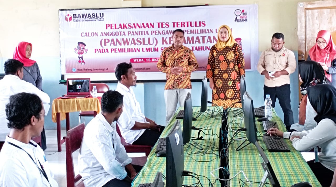 14 calon anggota Panwaslu Kecamatan tidak ikut tes tertulis/CAT.