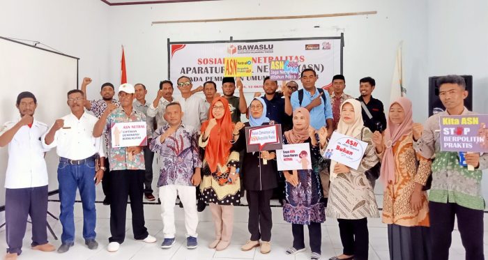 Bawaslu Halteng mengajak ASN di Pattani Utara tetap netral jelang pemilu 2024