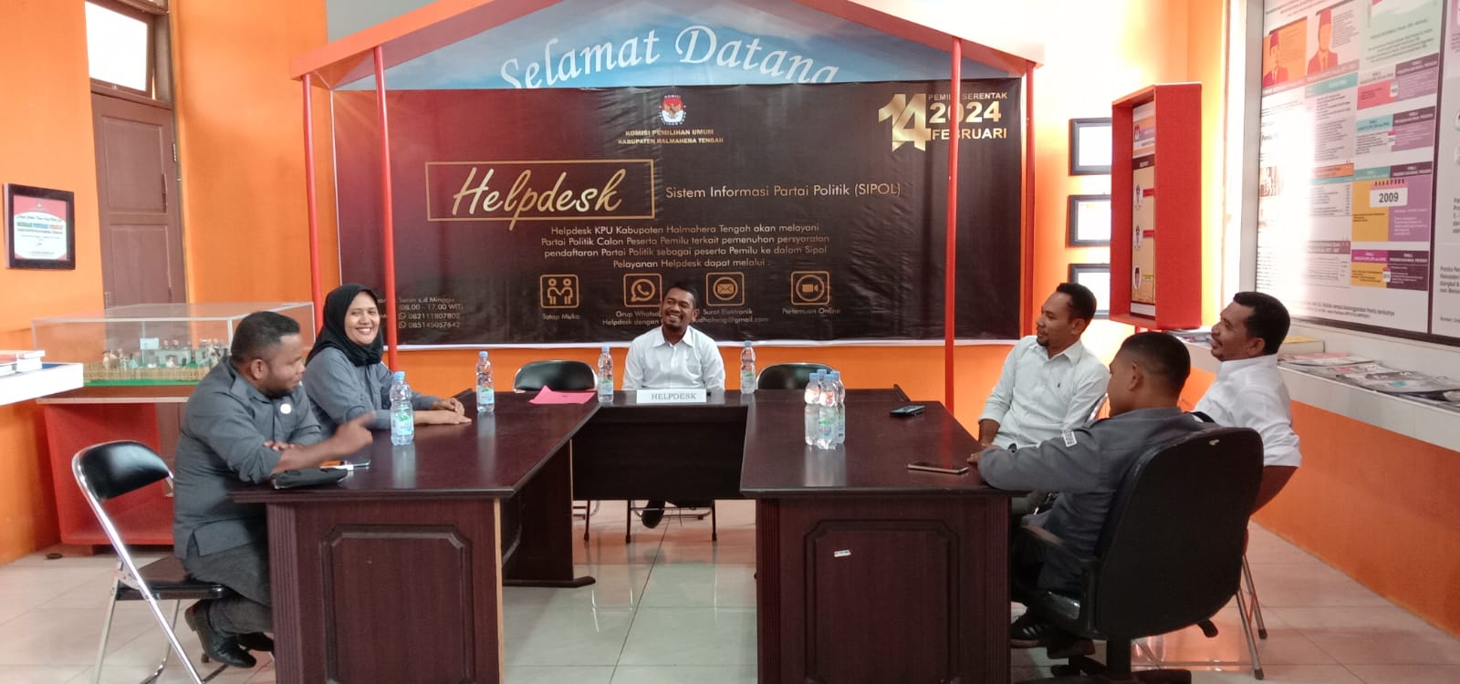 Bawaslu Halteng Koordinasi persiapan pendaftaran peserta Pemilu 2024
