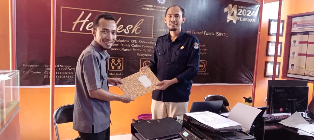 Memasuki tahapan Vermin perbaikan Bawaslu Halteng keluarkan surat ke KPU Halteng.