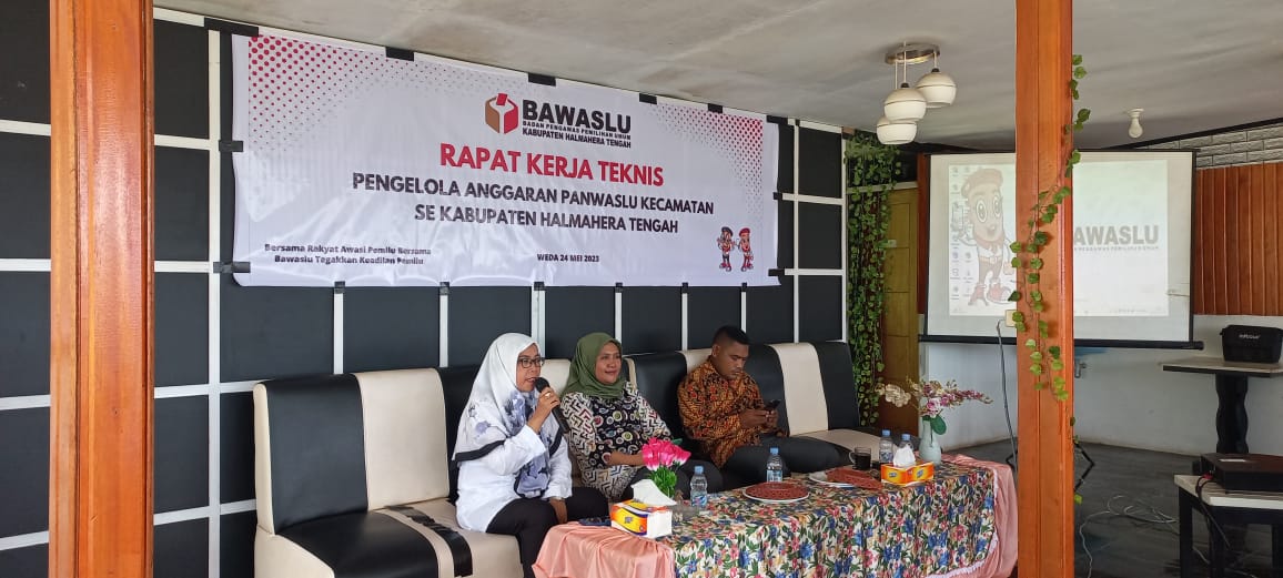 Gelar Rakernis : Panwaslu Kecamatan diharapkan samakan persepsi dalam pengelolaan anggaran.