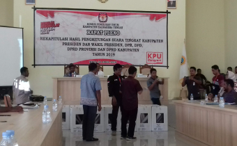 Bawaslu hadiri Rapat Pleno KPU Halteng