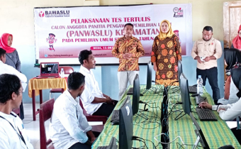 14 calon anggota Panwaslu Kecamatan tidak ikut tes tertulis/CAT.
