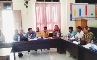 Pimpinan Bawaslu Malut Monitoring ke Bawaslu Halmahera Tengah
