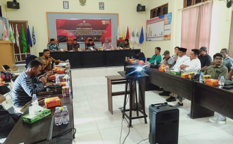 Hadiri Rakor Bawaslu Halteng ingatkan ada sanksi pidana pada tahapan pendaftaran dan verifikasi
