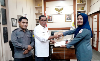 Cegah Potensi Pelangggaran Netralitas ASN, Bawaslu Halteng Temui Bupati.