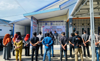 <strong>Bawaslu Halteng Gelar Apel Patroli Pengawasan Kawal Hak Pilih</strong>