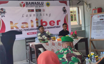 Launcing Kaliber di Kecamatan Weda, Bawaslu Ajak Warga Awasi Pemilu Bersama