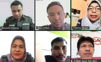 Badan Pengawas Pemilihan Umum Kabupaten Halmahera Tengah (Bawaslu Halteng) menggelar diskusi internal tentang evaluasi pengelolaan Pejabat Pengelola Informasi dan Dokumentasi (PPID),  pada Selasa (02/09/2025)/Foto: Publikasi dan Pemberitaan Bawaslu Halmahera Tengah
